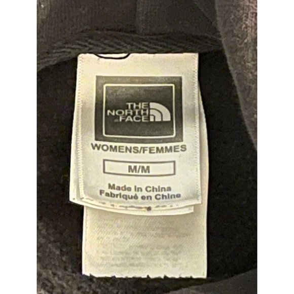 The North Face black hoodie Women's kangaroo pocket Size M Spell out - Picture 4 of 4